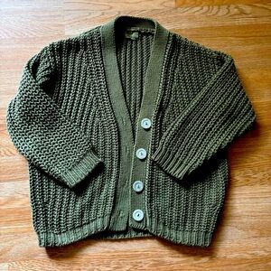 Babaa Irish moss Knit Cardigan